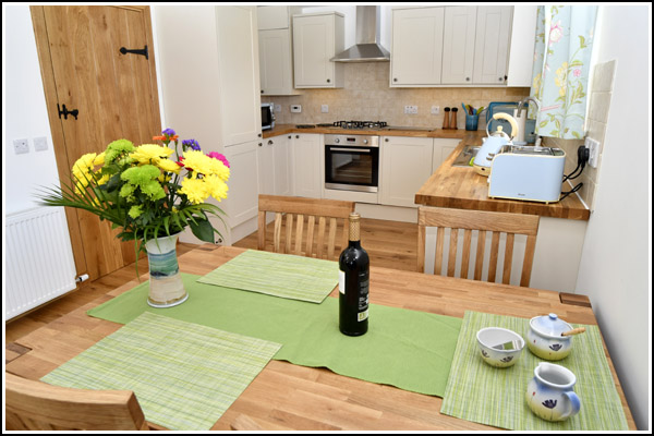 Smiddy:  The kitchen and dining area